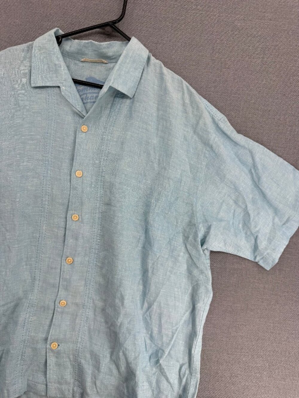 Tommy Bahama Linen Short Sleeve Button Mens 2XL Camp Hawaiian - Picture 1 of 6